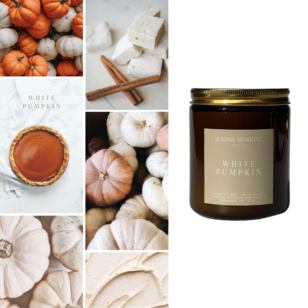 WHITE PUMPKIN CANDLE