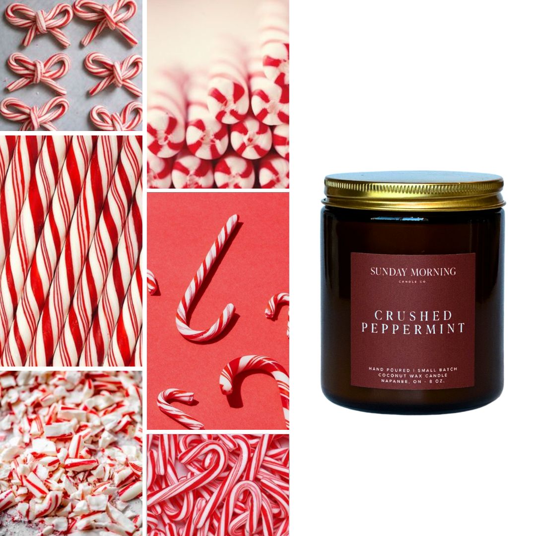 CRUSHED PEPPERMINT CANDLE